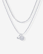 Initial Layered Pendant