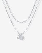 Initial Layered Pendant