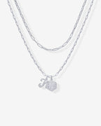 Initial Layered Pendant
