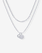 Initial Layered Pendant