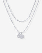 Initial Layered Pendant