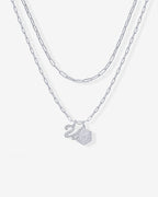 Initial Layered Pendant