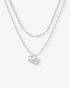 Initial Layered Pendant