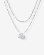 Initial Layered Pendant
