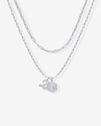 Initial Layered Pendant
