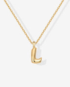 Bubble Initial Pendant