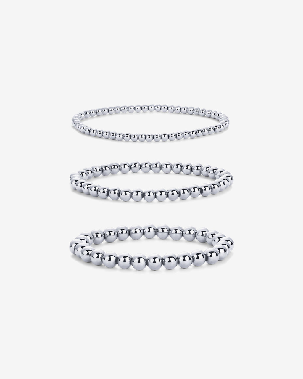 Beaded Stretch Bracelet Trio