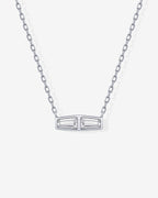 Double Baguette Necklace