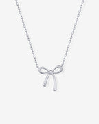 Tied Up Bow Necklace