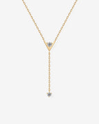 Mini Drop Lariat Necklace