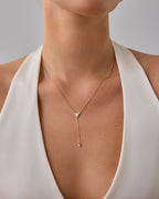 Mini Drop Lariat Necklace