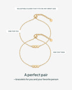 BFF-ILYSM Cube Bracelet