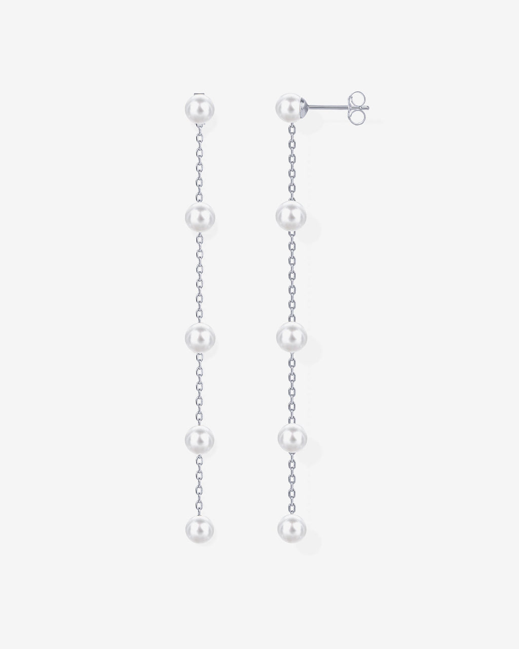 Multi Pearl Drop Earrings