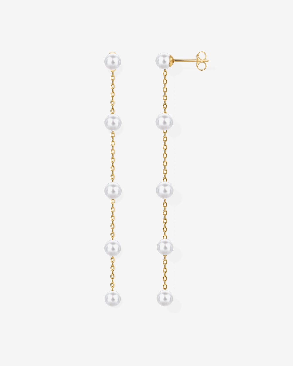 Multi Pearl Drop Earrings