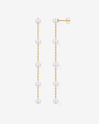 Multi Pearl Drop Earrings
