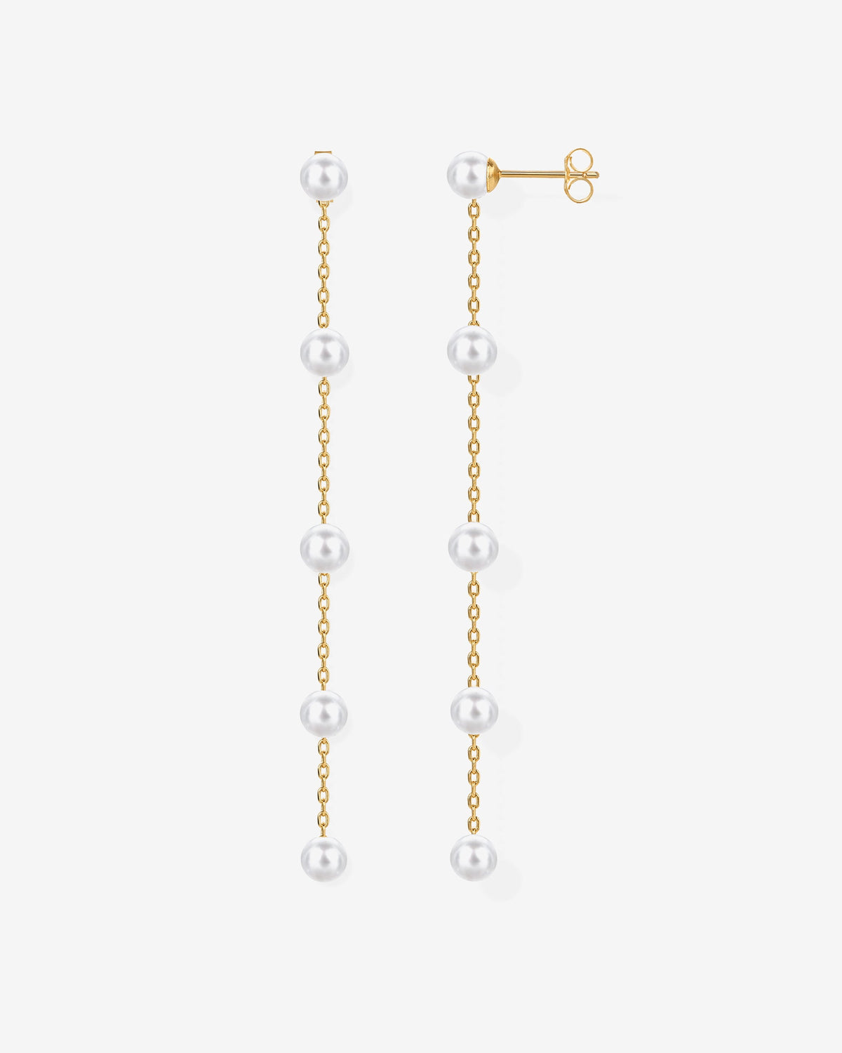 Multi Pearl Drop Earrings