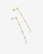 Multi Pearl Drop Earrings