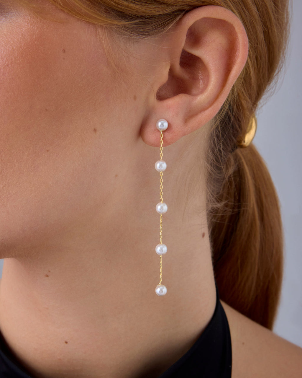Multi Pearl Drop Earrings