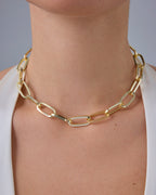 Chunky Paperclip Chain Necklace