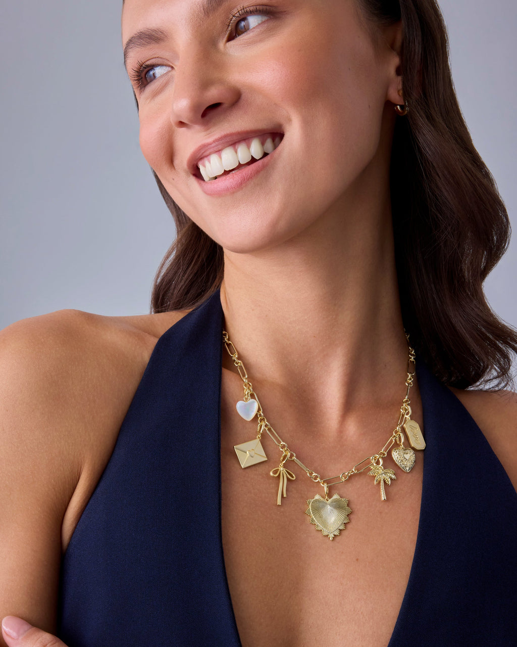 Chunky Charm Necklace
