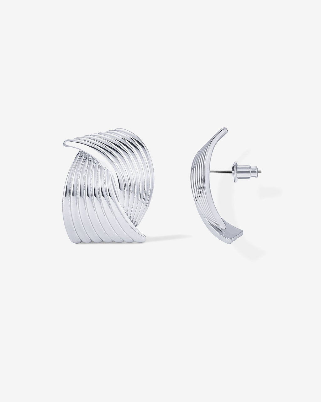 Fan Stud Earrings