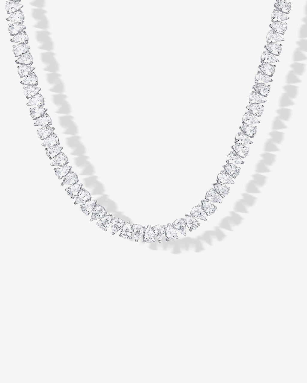 Pear Tennis Necklace