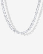 Pear Tennis Necklace