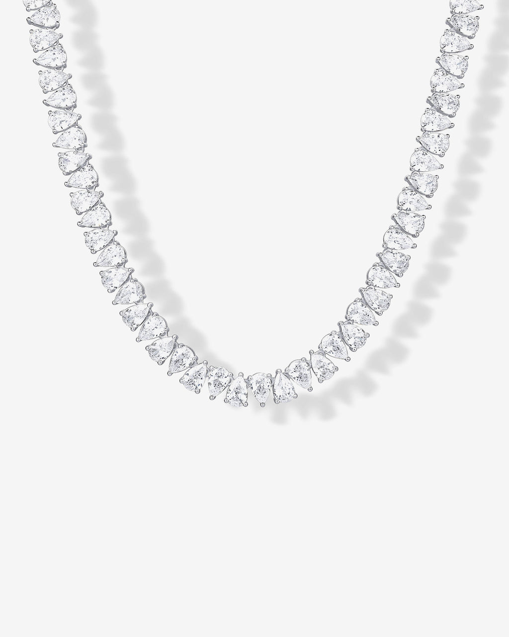 Pear Tennis Necklace