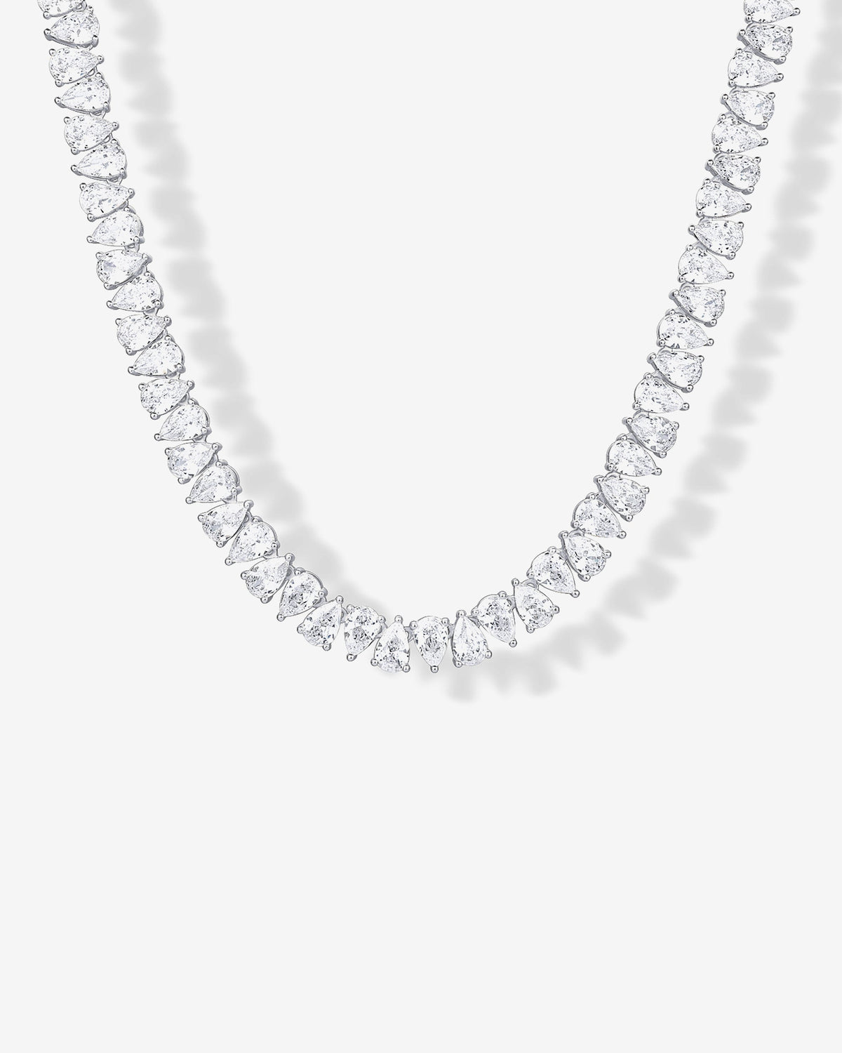 Pear Tennis Necklace