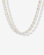 Pear Tennis Necklace