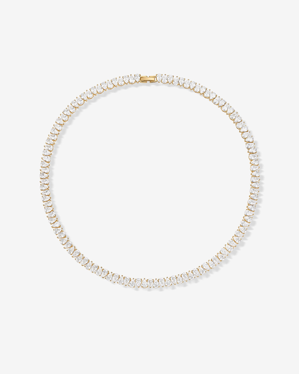 Pear Tennis Necklace
