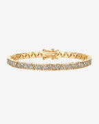 Trillion Cut Tennis Bracelet