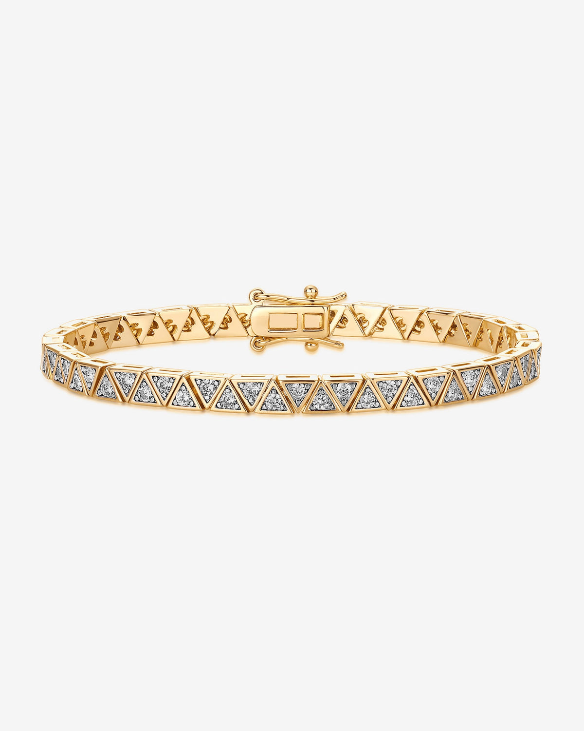 Trillion Cut Tennis Bracelet