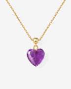 Gemstone Heart Necklace