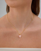 Gemstone Heart Necklace