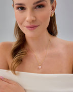 Gemstone Heart Necklace
