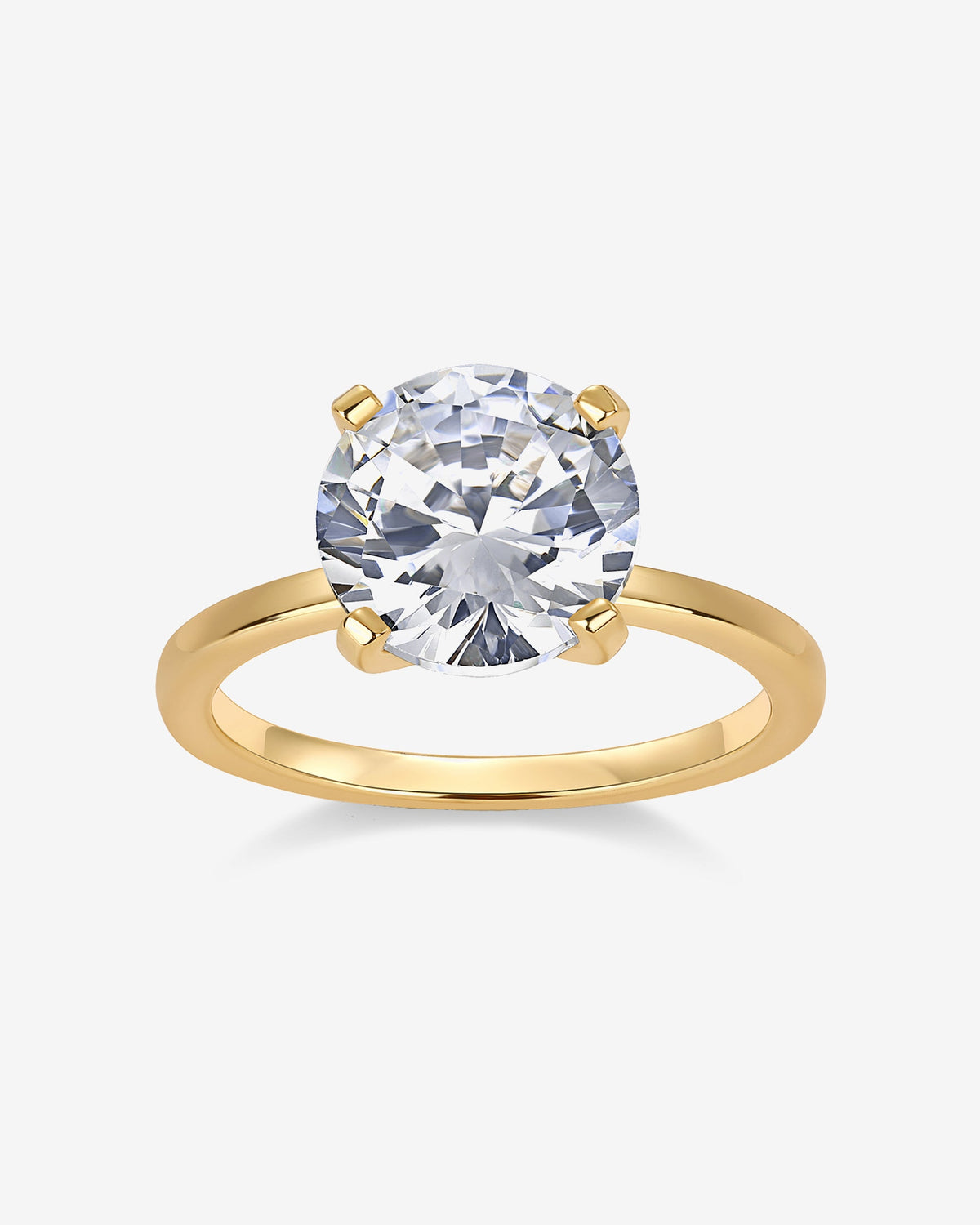 Round Solitaire Engagement Ring