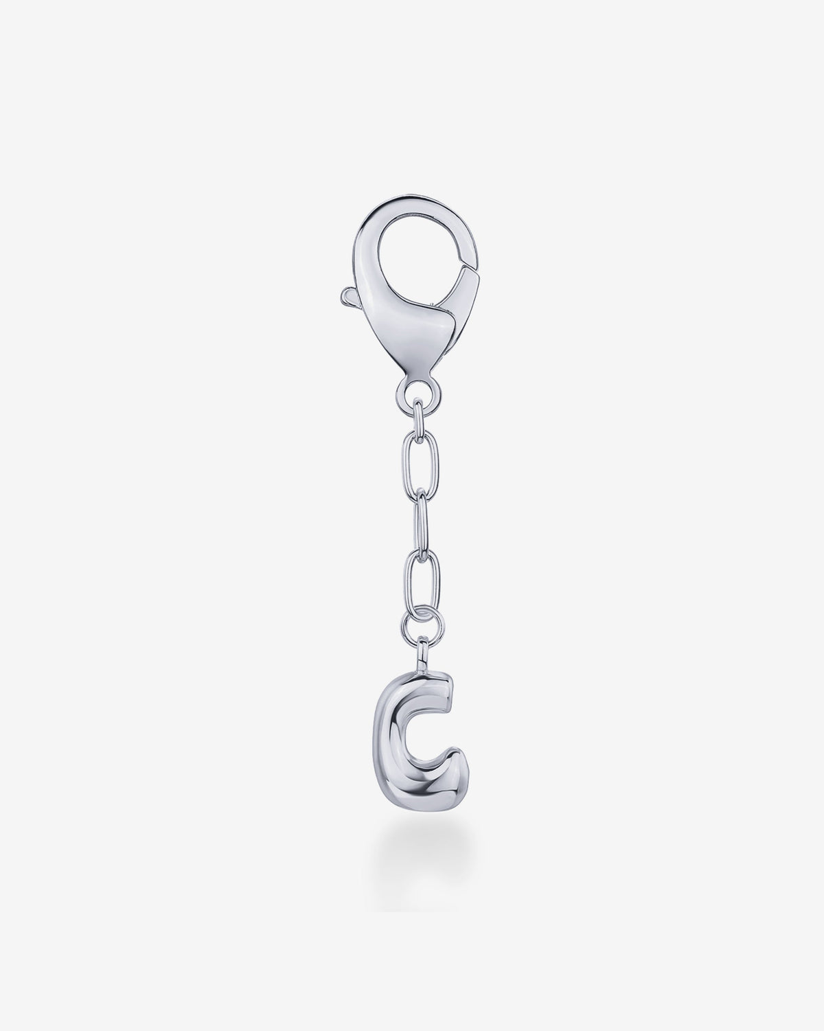 Bubble Letter Bag Charm