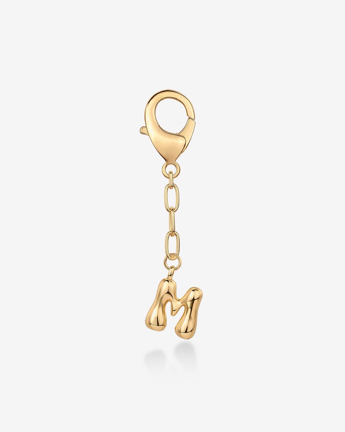 Bubble Letter Bag Charm