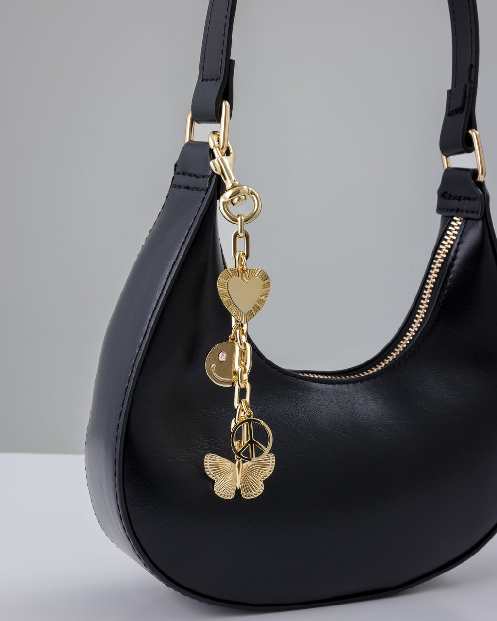 Positive Vibes Chain Bag Charm