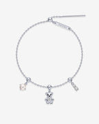Charm Me Baby Bear & Pearl Charm Bracelet Set