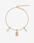 Charm Me Baby Bear & Pearl Charm Bracelet Set