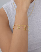 Cherished Connections Charm Paperclip Bracelet Set