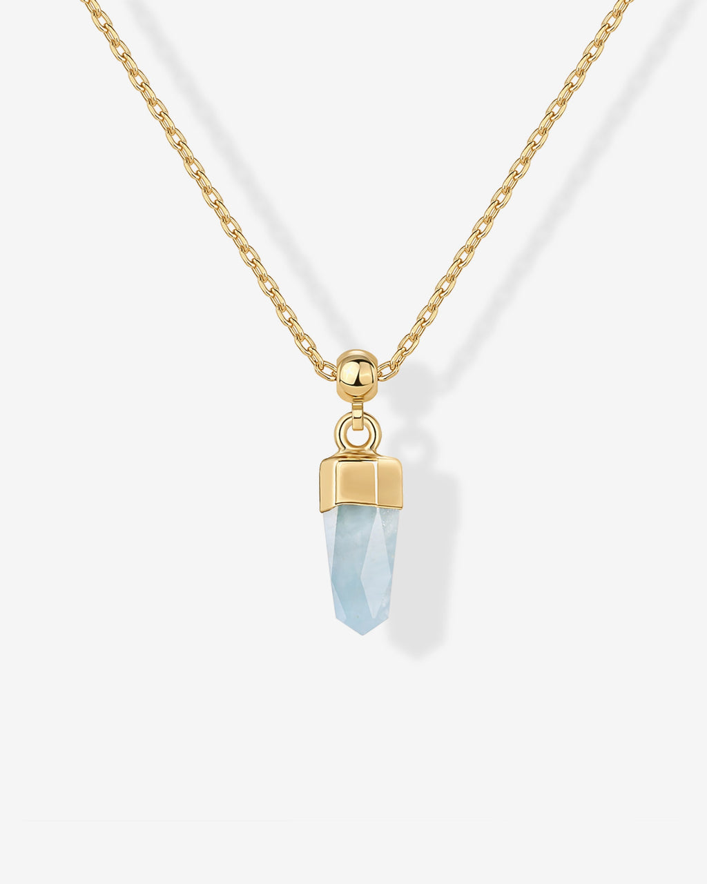 Dainty Crystal Charm Pendant Necklace