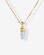 Dainty Crystal Charm Pendant Necklace