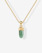 Dainty Crystal Charm Pendant Necklace