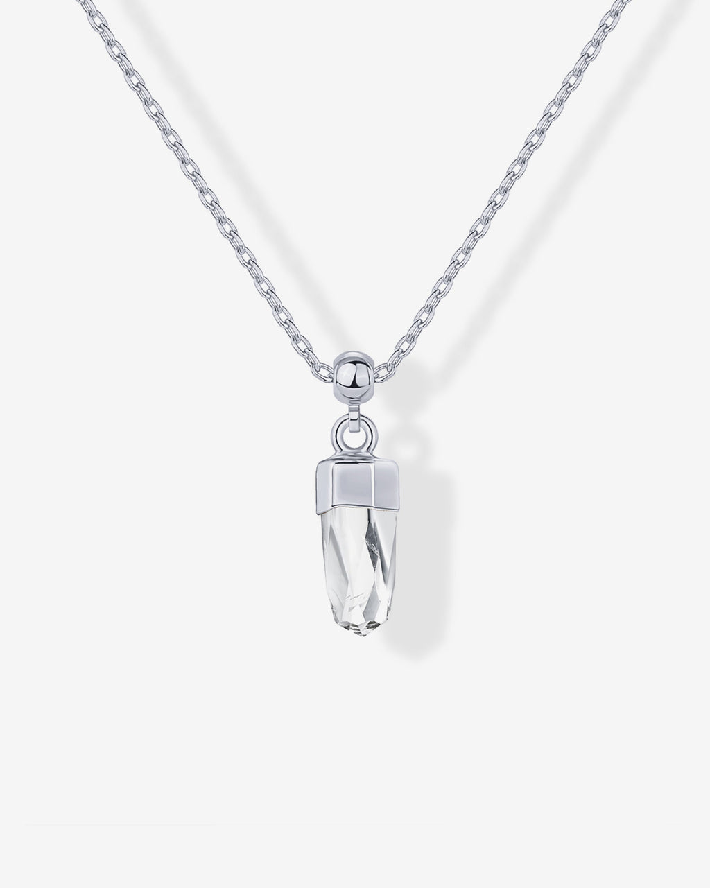 Dainty Crystal Charm Pendant Necklace