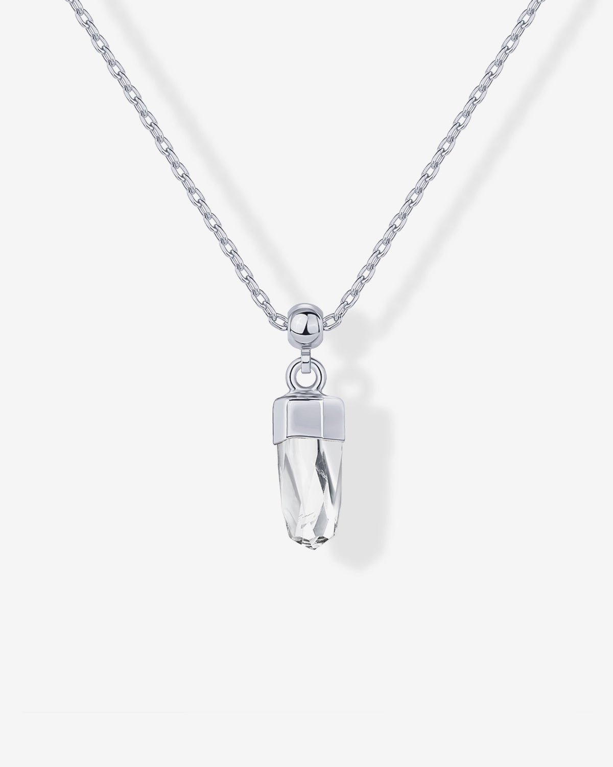 Dainty Crystal Charm Pendant Necklace