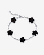 Gemstone Clover Bracelet