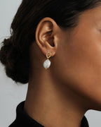 Organic Pearl Dangle Earrings